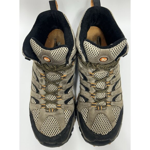 Merrell Moab Ventilator Mid Waterproof Hiking Boots Mens 11 Walnut Brown Vibram main image 9